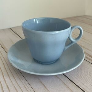 1950s Grindley Lupin Blue Petalware teacup and saucer